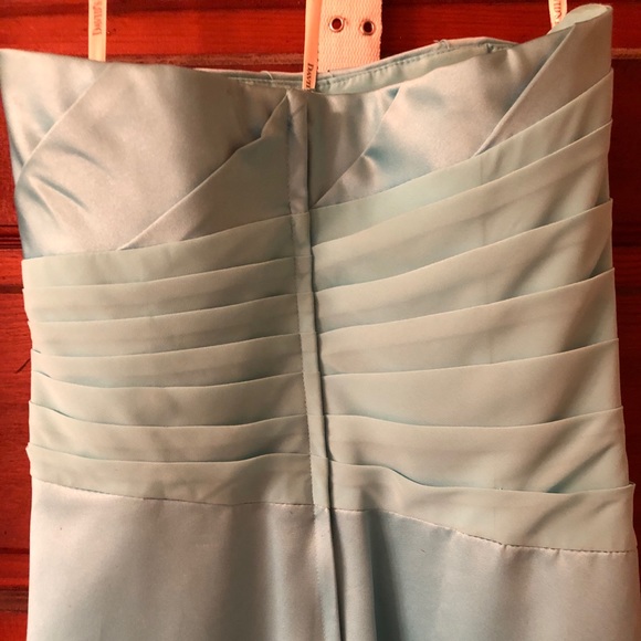 Teal David’s Bridal formal dress - Picture 5 of 7